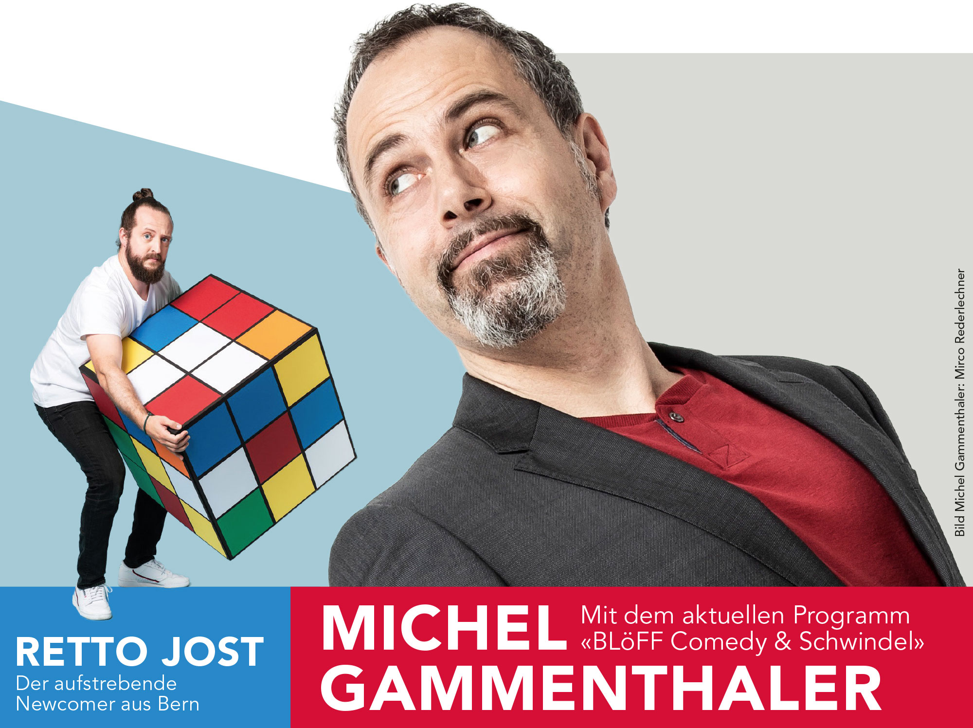 SLF Comedy, Reichenbach: Michel Gammenthaler und Retto Jost